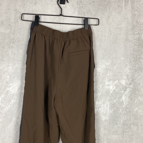 Zara green trouser striped jogger pants - Picture 5 of 8